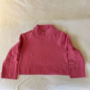 J Crew - women’s M - pink - wool/alpaca blend sweater